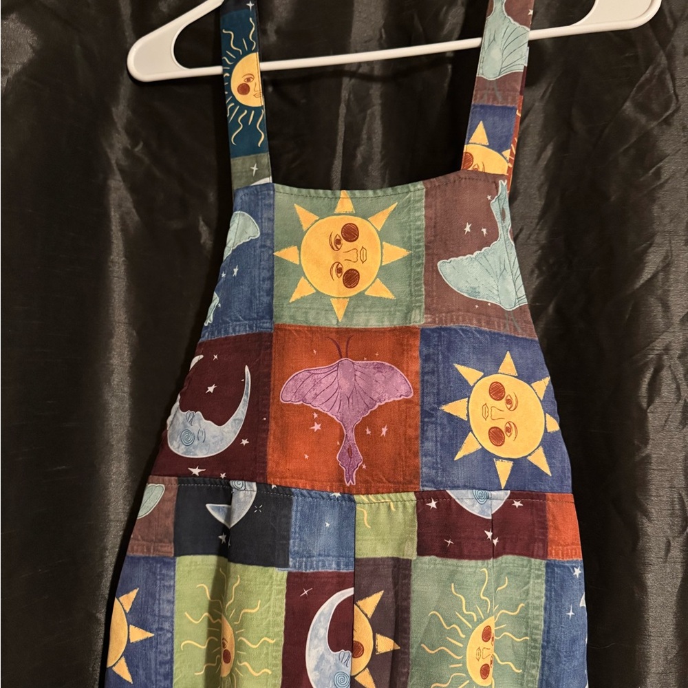 Celestial Patchwork Jumpsuit Overalls - image 4